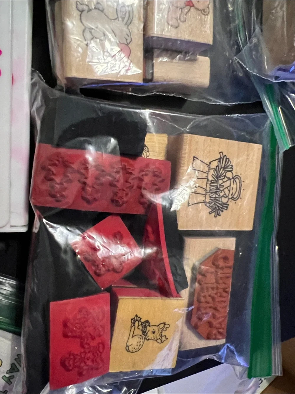 Vintage Craft Rubber Stamp Mega Lot - Hero Arts, Suzy’s Zoo, Alphabet Blocks